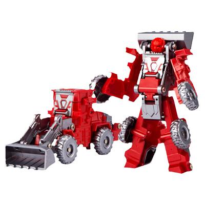 儿童工程车变形合体机器人