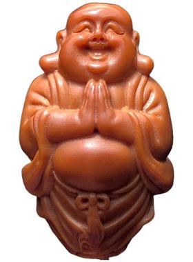 一心向佛橄榄核单籽弥勒佛