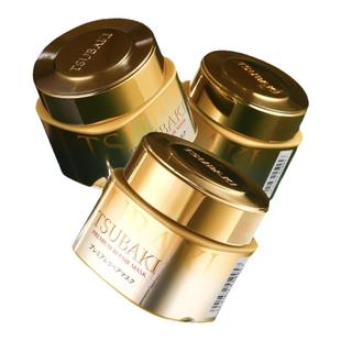 3罐 TSUBAKI丝蓓绮0秒发膜金色护发素女深层滋养顺滑修复干枯补水