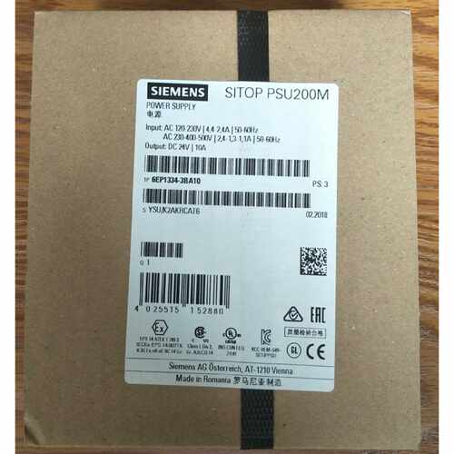 议价6EP1334-3BA10西门子SITOP PSU200M 5A调节型电源6EP 1334-3B