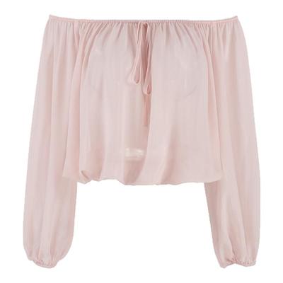 韩语琳夏季新款雪纺衫