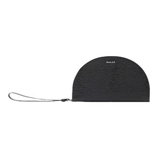 【尊享折扣】BALLY巴利INFLIGHT黑色牛皮革女士钱包6230126