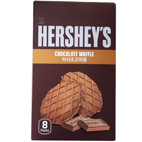 韩国进口好时HERSHEY’S新品浓厚巧克力华夫松饼薄脆瓦夫饼干零食