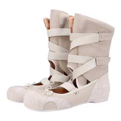 uborya芭蕾时装靴平底芭蕾