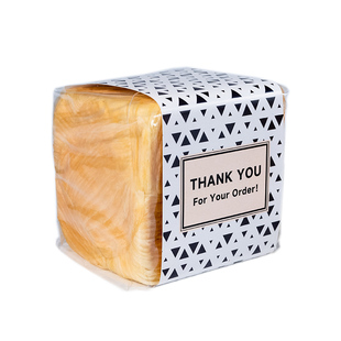 生吐司包装袋水立方250g烘焙手工冰面包食品级透明千层碱水吐司袋