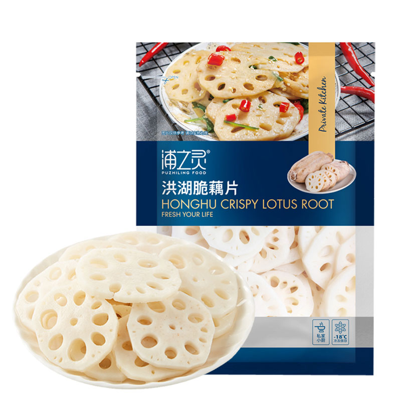 浦之灵500g脆藕片加热即食