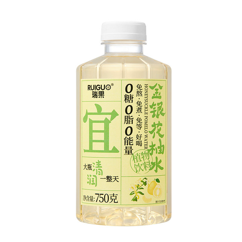 瑞果金银花柚水0糖0脂0能量750g