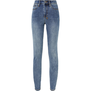 【折扣】Ksubi 女高丹宁腰锥形修身牛仔裤长裤