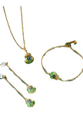 宫里的世界古法工艺掐丝浮雕葫芦