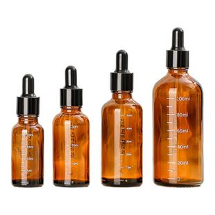精油分装瓶带刻度滴管遮光玻璃瓶子香水分装工具精华小样便携空瓶