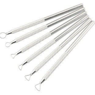 泥塑刮刀铝棒陶艺雕塑修坯刀双头泥塑刀陶泥拉坯紫砂雕刻工具套装