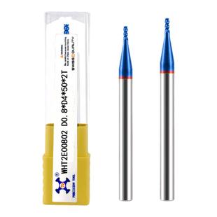 80度超硬进口钨钢小径铣刀淬火模具钢钛合金专用微小径数控立铣刀
