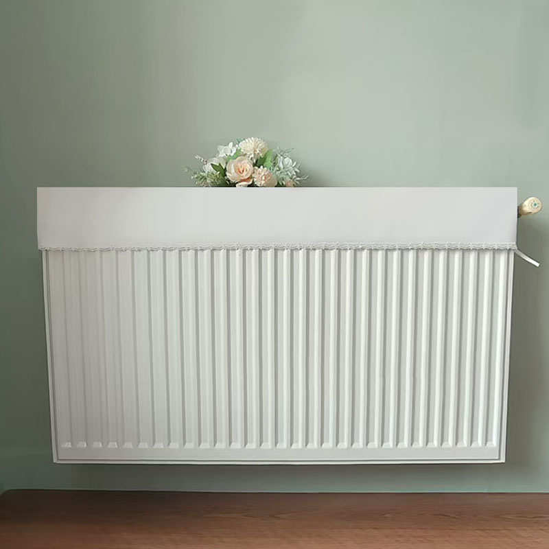 现代极简暖气片罩家用装饰罩防尘罩布艺防熏遮挡盖布半包暖气罩套