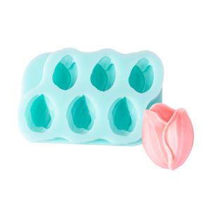 韩式裱花模具硅胶刮刀花格桑花花瓣铃兰花向日葵蝴蝶巧克力母亲节