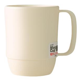日本进口塑料马克杯微波加热牛奶咖啡杯办公室喝水杯子茶杯漱口杯