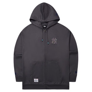 NewEra纽亦华男女MLB刺绣休闲连帽潮流NY开衫卫衣外套14112300