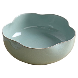 茶洗大号家用笔洗陶瓷茶具配件小号水洗茶杯盆器皿茶道茶渣缸水盂