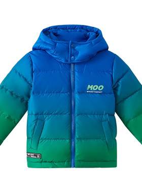 Moomoo童装渐变羽绒服