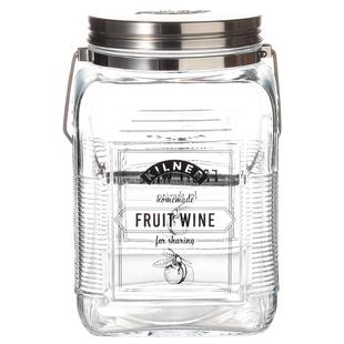 英国Kilner泡酒专用酒瓶玻璃容器家用密封罐果酒青梅杨梅酿酒罐子