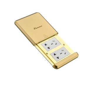 120型平推式隐形全铜防水十孔五孔电话电脑6类千兆网络地插插座