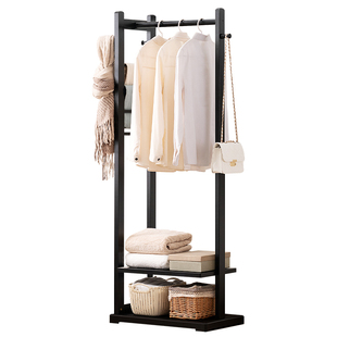 挂衣架落地式卧室衣帽架置物家用床头晚上放衣服神器开放衣柜简易