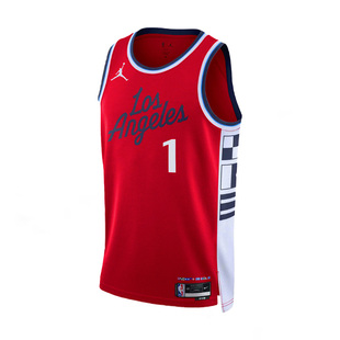 正品NIKE火箭快船1号詹姆斯哈登篮球球衣sw球迷版运动速干背心