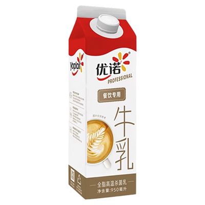 优诺纯牛奶4.0优质蛋白低温奶