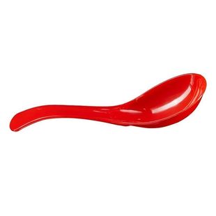 一次性批发加厚红色勺子塑料饭勺汤勺酒席婚庆结婚包装调羹家用