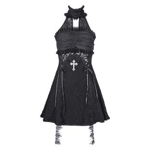 官方独家| Devil fashion恶魔时尚洛丽塔挂脖连衣裙SKT21901/02