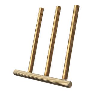 铜丝杆黄铜牙条铜全牙螺柱牙棒螺杆丝杆M2.5M3M4M5M6M10M12M14M16