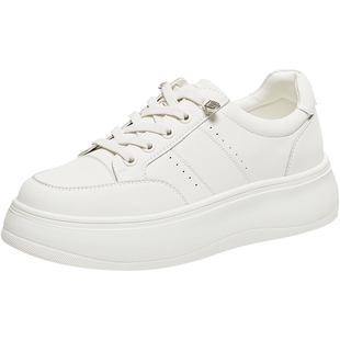 TATA他她小海星女鞋春季小白鞋子厚底增高板鞋百搭休闲鞋CLK01AM6