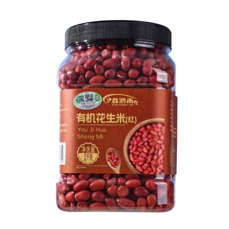 鑫鸿禾东北有机四粒红花生新粮