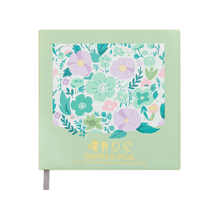 婴儿喂养记录本方形宝宝喂奶日记新生儿成长记录表格手册每日作息母婴奶量辅食护理日志日常生活笔记本小清新