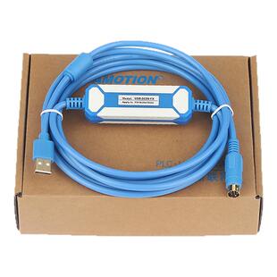 艾莫迅适用三菱FX3U/1S/2N/1N/3G PLC编程数据下载线 USB-SC09-FX