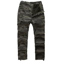 Эластичные утепленные штаны, свободный прямой крой