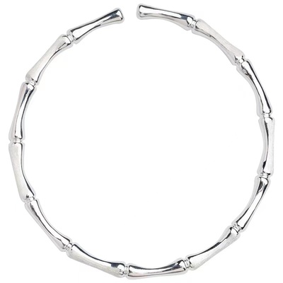 纯银手镯实用送闺蜜生日礼物女生