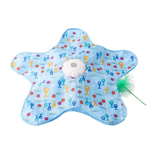 猫咪捕猎毯玩具自动转盘逗猫棒宠物游戏罩自嗨解闷神器躲藏罩玩具