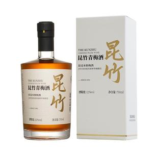 昆竹牌青梅酒12度白金版本格梅酒自然发酵果酒晚安酒微醺低度酒