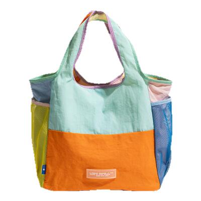 新加坡尼龙甜蕉布包折叠多巴胺