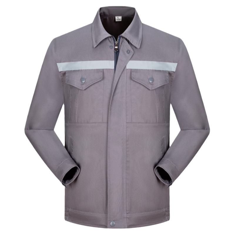 耐磨耐脏工作服涤丝反光条套装