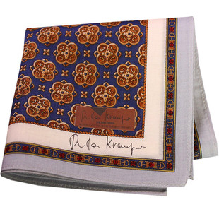 王炸日本制纯棉高端手帕随身男士全棉手绢纯棉小方巾柔软巴洛克风