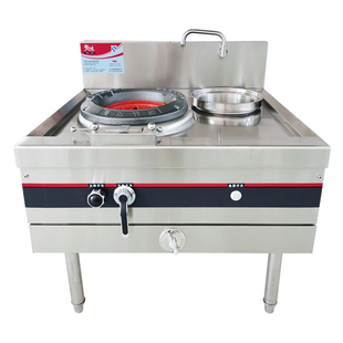 静音猛火灶商用煤气灶节能饭店专用酒店厨房单炉灶台天然气燃气灶