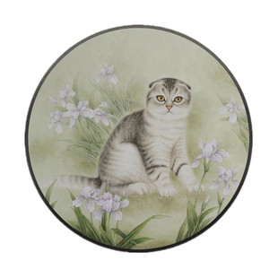 工笔画白描底稿动物小猫小狗走兽国画熟宣纸纯手绘画稿可直接上色