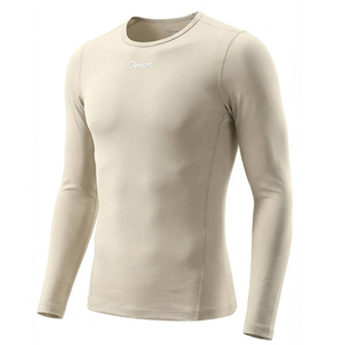 达恩秋冬骑行打底衫男冬煦长袖上衣保暖公路自行车休闲骑行装备服