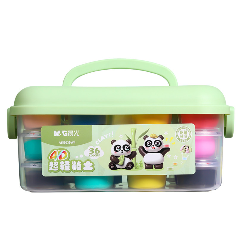 晨光超轻粘土儿童安全无味环保橡皮泥彩泥幼儿园玩具小学生专用手工diy材料工具黏土补充装36色不沾手易塑性