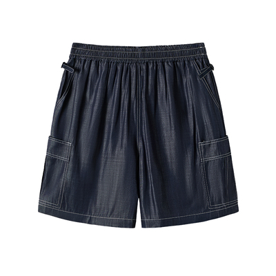 韦恩泽维尔宽松五分裤牛仔短裤