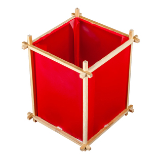 自制灯笼的手工材料纸配件制作幼儿园diy宫灯透光发光纸防水布艺