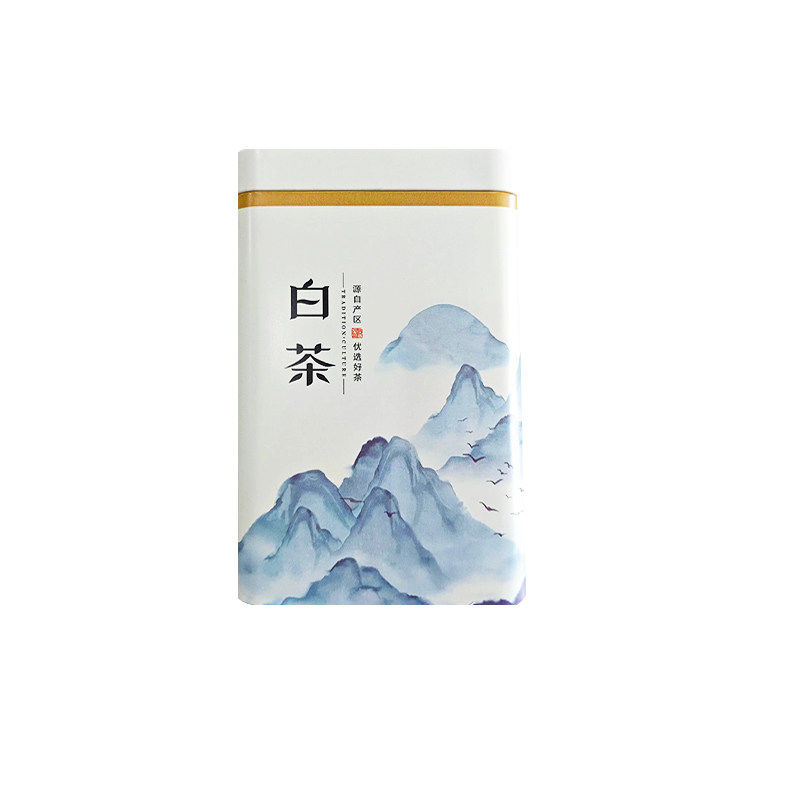 新品白茶奶白茶铁罐125g金属包邮