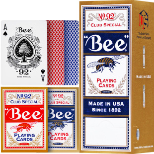 小蜜蜂扑克牌bee旗舰宽版掼蛋桥牌德州高档正品百家乐专用纸牌92