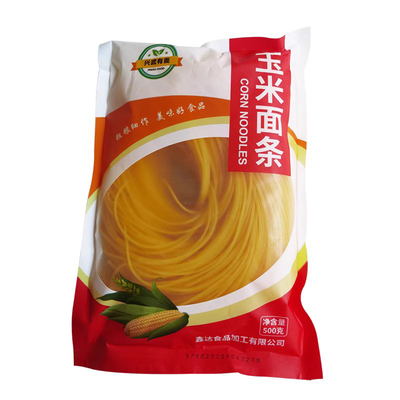 玉米鲜面条东北粗粮速食挂面条